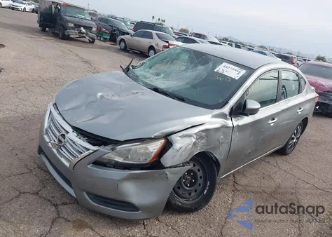 2013 Nissan Sentra S z USA, uszkodzony, nr VIN 3N1AB7AP1DL772022
